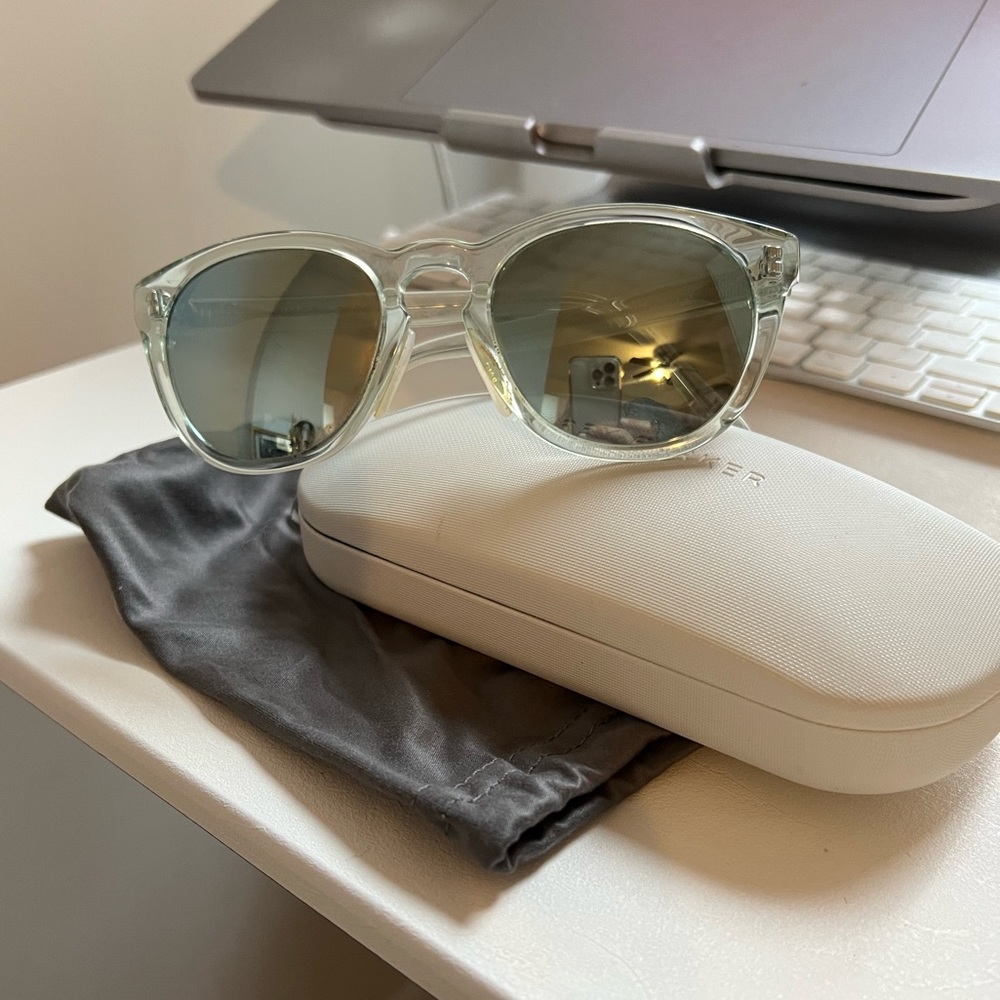 Early Parker Ormsby in crystal aqua